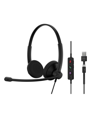 EPOS 1001421 cuffia e auricolare Cablato A Padiglione Ufficio USB Type-C   USB Type-A Nero