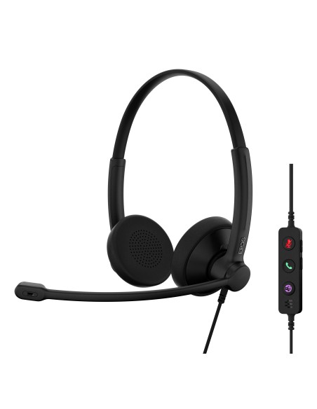 EPOS 1001421 cuffia e auricolare Cablato A Padiglione Ufficio USB Type-C   USB Type-A Nero