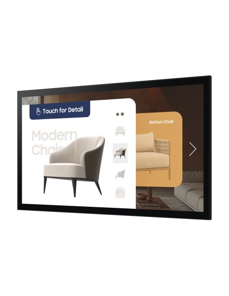 Samsung QM32C-T Pannello piatto per segnaletica digitale 81,3 cm (32") LCD Wi-Fi 400 cd m² Full HD Nero Touch screen Tizen 7.0