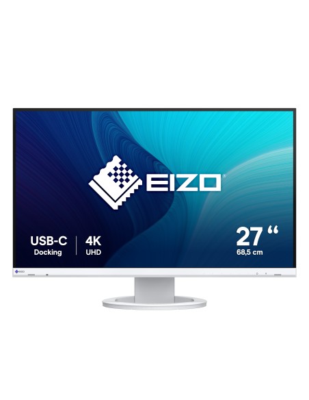 EIZO FlexScan EV2740S Monitor PC 68,6 cm (27") 3840 x 2160 Pixel 4K Ultra HD LCD Bianco