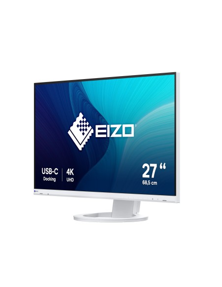 EIZO FlexScan EV2740S Monitor PC 68,6 cm (27") 3840 x 2160 Pixel 4K Ultra HD LCD Bianco