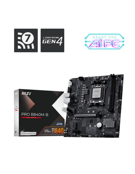 MSI PRO B840M-B scheda madre AMD B840 Socket AM5 micro ATX