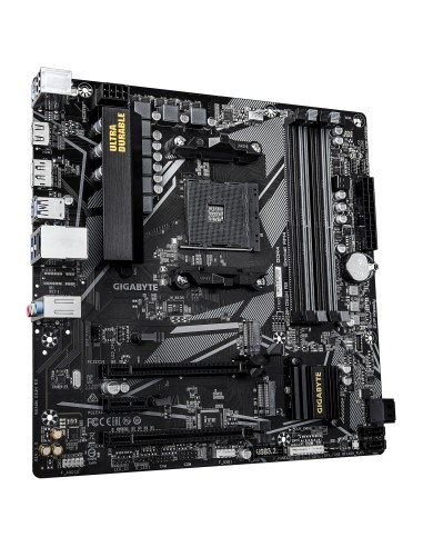 GIGABYTE B550M DS3H R2 Scheda madre - CPU AMD Ryzen 5000, VRM a 5+3 fasi, fino a 4733 MHz DDR4 (O.C.), 1x M.2 PCIe 4.0 + 1x M.2