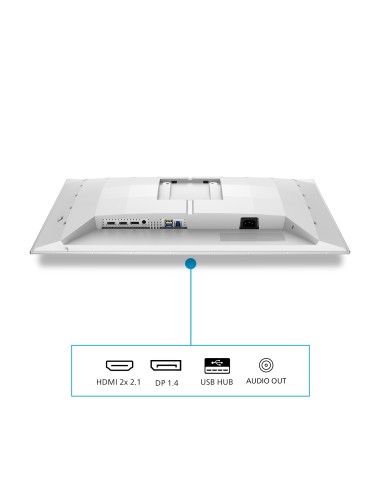 Philips Evnia 6000 27M2N6501L 00 Monitor PC 67,3 cm (26.5") 2560 x 1440 Pixel Quad HD QD-OLED Bianco
