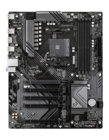 GIGABYTE B550 EAGLE Scheda madre - CPU AMD Ryzen serie 5000 G, VRM a 10+3+1 fasi, fino a 3200 MHz DDR4, 1xPCIe 4.0 + 1xPCIe 3.0