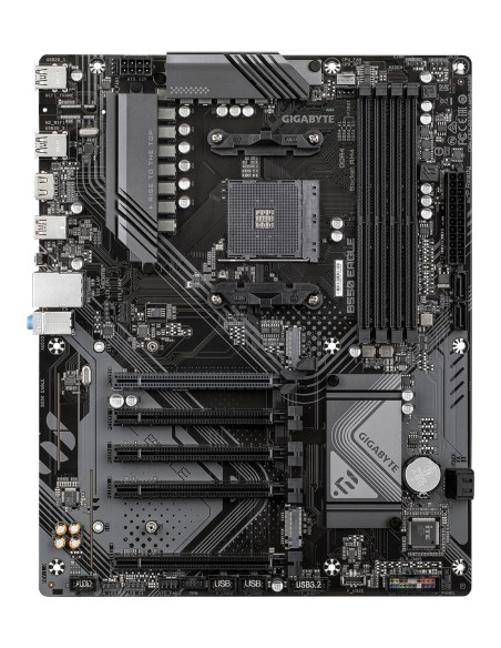 GIGABYTE B550 EAGLE Scheda madre - CPU AMD Ryzen serie 5000 G, VRM a 10+3+1 fasi, fino a 3200 MHz DDR4, 1xPCIe 4.0 + 1xPCIe 3.0