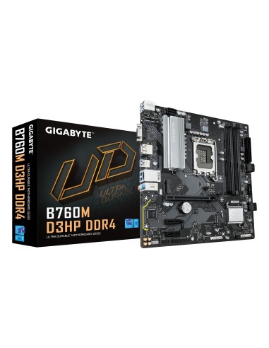 GIGABYTE B760M D3HP DDR4 Scheda Madre - Supporta CPU Intel Core di 14a Generazione, VRM Digitale a 4+1+1 Fasi, fino a 5333MHz