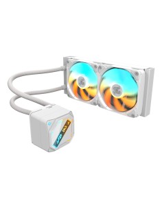 GIGABYTE GAMING 240 ICE Dissipatore a Liquido per CPU - 2x120mm Ventole ARGB, meccanismo di bloccaggio a scorrimento, 2