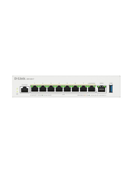 D-Link DBR-600-P B router cablato 2.5 Gigabit Ethernet Bianco