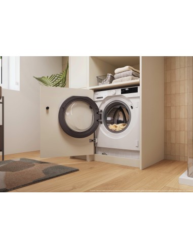 Candy BC4S485M4D8-S lavasciuga Da incasso Caricamento frontale Bianco D