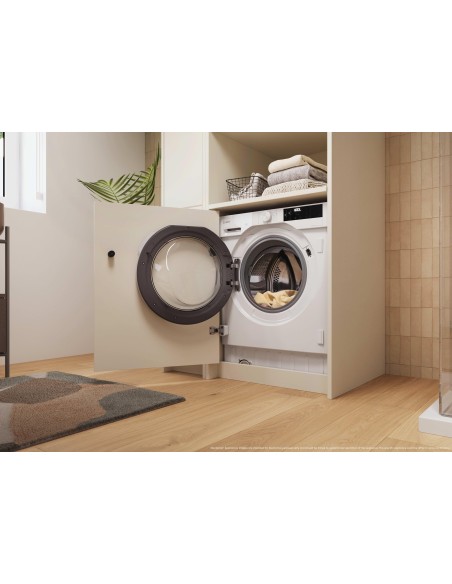 Candy BC4S485M4D8-S lavasciuga Da incasso Caricamento frontale Bianco D