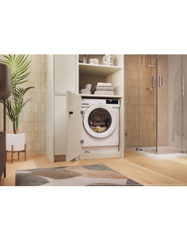 Candy BC4S485M4D8-S lavasciuga Da incasso Caricamento frontale Bianco D