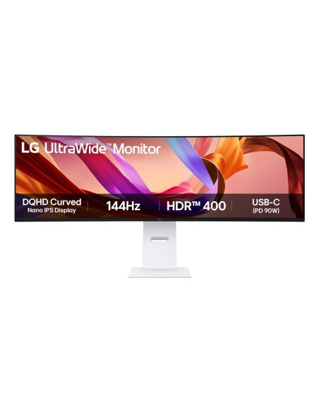 LG 49U950A-W Monitor PC 124,5 cm (49") 5120 x 1440 Pixel Dual QHD LED Nero, Bianco