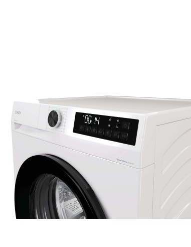Candy ProWash 300, Lavatrice Slim 8 KG, 10% più efficente della classe A, 1400 giri, Bianco, Inverter, Fresh Vapor, 8 Cicli