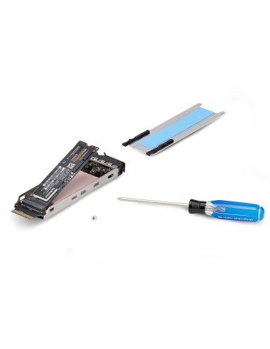 StarTech.com Adattatore SSD M.2 NVMe a PCIe x8 rack mobile a doppio alloggiamento rimovibile biforcazione necessaria