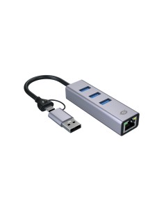 Conceptronic ABBY25G replicatore di porte e docking station per laptop Cablato USB 3.2 Gen 1 (3.1 Gen 1) Type-A + Type-C Grigio 2