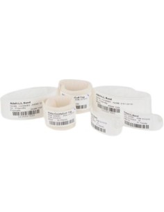 Zebra LB2-PED-L3E cinturino da polso Bianco Braccialetti da ospedale