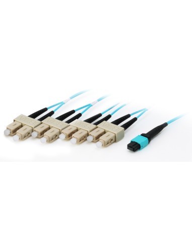 Equip 25557807 cavo InfiniBand e in fibra ottica 20 m MTP 4x SC Ciano
