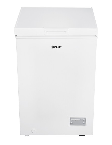 Indesit INCF 984 E Congelatore orizzontale a libera installazione, Statico , 55 cm, Classe E, Bianco, 40 db, h 85cm