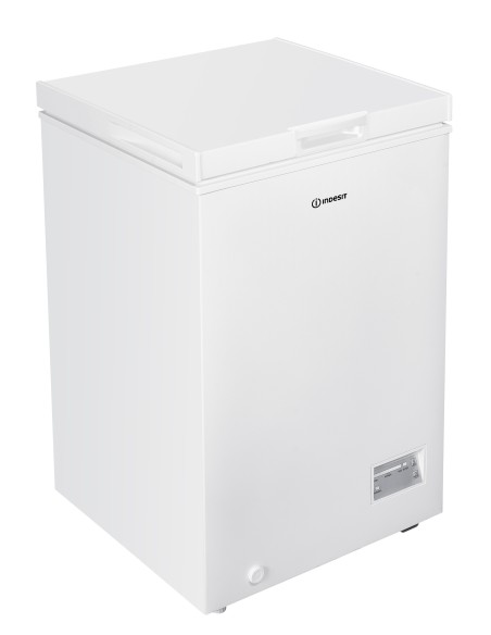 Indesit INCF 984 E Congelatore orizzontale a libera installazione, Statico , 55 cm, Classe E, Bianco, 40 db, h 85cm