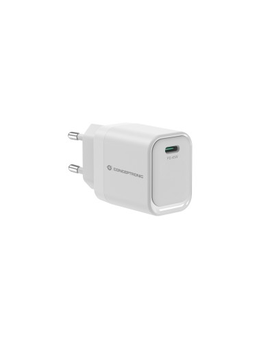 Conceptronic ALTHEA19W45 Caricabatterie per dispositivi mobili Universale Bianco AC Ricarica rapida Interno