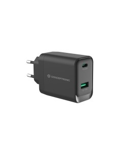 Conceptronic ALTHEA20B45 Caricabatterie per dispositivi mobili Universale Nero AC Ricarica rapida Interno