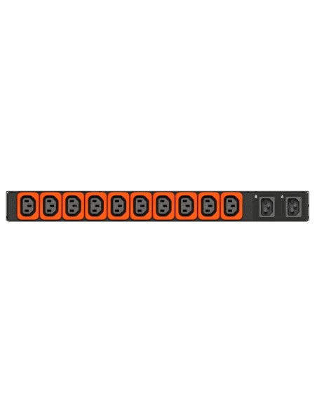 Vertiv Geist AU01X1R0-10L137-1C14C14A900-D unità di distribuzione dell'energia (PDU) 10 presa(e) AC 0U Nero