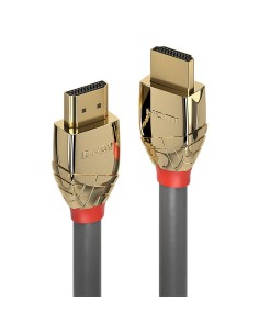 Lindy 37866 cavo HDMI 10 m HDMI tipo A (Standard) Oro, Grigio
