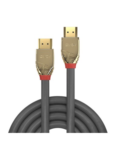 Lindy 37866 cavo HDMI 10 m HDMI tipo A (Standard) Oro, Grigio