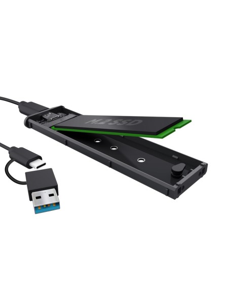 Trust 25806 contenitore di unità di archiviazione Box esterno SSD Nero