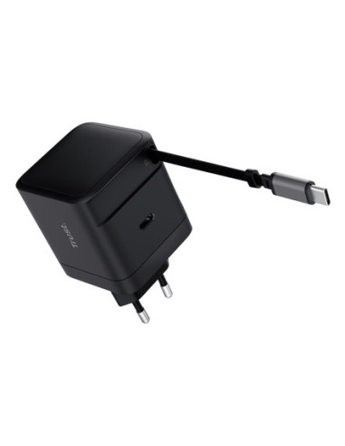 Trust Maxo Caricabatteria retrattile USB-C PD da 65 W