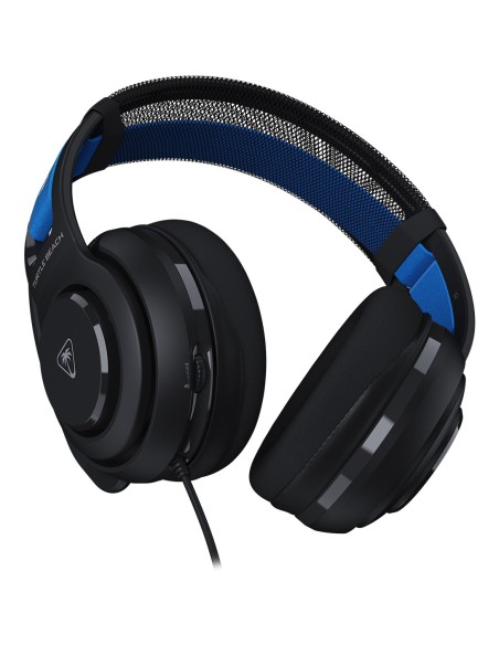 Turtle Beach Atlas 200 Cuffie Nero da gioco cablate con licenza ufficiale per PlayStation - driver Nanoclear da 50 mm,