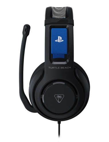 Turtle Beach Atlas 200 Cuffie Nero da gioco cablate con licenza ufficiale per PlayStation - driver Nanoclear da 50 mm,