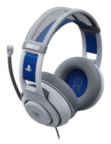 Turtle Beach Atlas 200 Cuffie Bianco da gioco cablate con licenza ufficiale per PlayStation - driver Nanoclear da 50 mm,