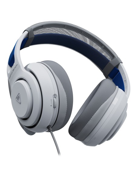 Turtle Beach Atlas 200 Cuffie Bianco da gioco cablate con licenza ufficiale per PlayStation - driver Nanoclear da 50 mm,