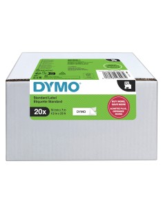 DYMO D1 etichette originali | stampa nera su bianco | 12 mm x 7 mm | etichette autoadesive per etichettatrice LabelManager | 20