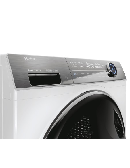 Haier I-Pro Series 7 Plus I-Pro Serie 7 Plus, Lavatrice Slim 9 KG, Classe B, 1400 giri, Bianco, Direct Motion, Refresh, Wi-Fi,