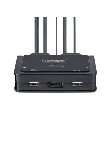StarTech.com C2-D46-UC2-CBL-KVM switch per keyboard-video-mouse (kvm) Nero