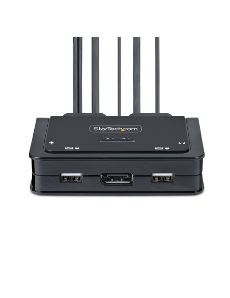 StarTech.com C2-D46-UC2-CBL-KVM switch per keyboard-video-mouse (kvm) Nero