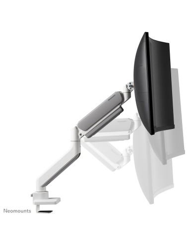 Neomounts DS70PLUS-450WH1 Braccio per monitor 17-49" - molla a gas - Topfix - 180°-stop