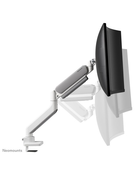 Neomounts DS70PLUS-450WH1 Braccio per monitor 17-49" - molla a gas - Topfix - 180°-stop