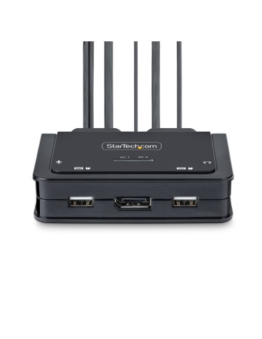 StarTech.com C2-D46-UAC-CBL-KVM switch per keyboard-video-mouse (kvm) Nero