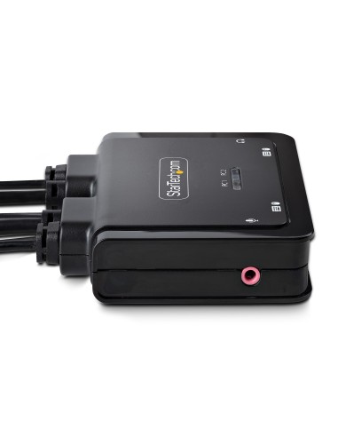 StarTech.com C2-D46-UAC-CBL-KVM switch per keyboard-video-mouse (kvm) Nero
