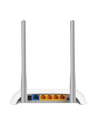 TP-Link TL-WR840N router wireless Fast Ethernet Banda singola (2.4 GHz) Grigio, Bianco