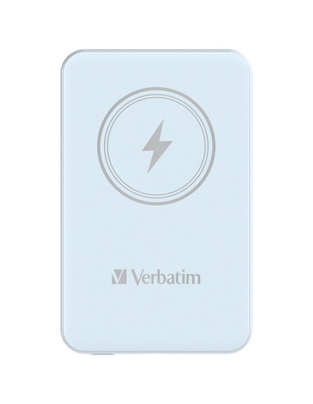 Verbatim Charge 'n' Go Polimeri di litio (LiPo) 5000 mAh Carica wireless Blu