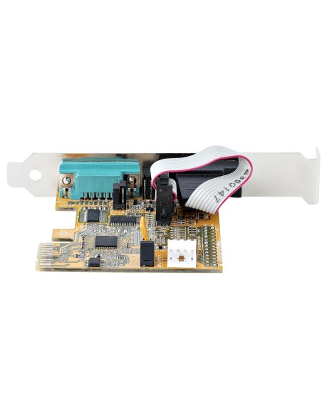 StarTech.com Scheda seriale PCI Express a due porte Scheda di interfaccia seriale da PCIe a 2x RS232 (DB9), Scheda PCIe per PC