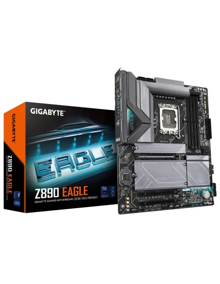GIGABYTE Z890 EAGLE Scheda Madre - Supporta CPU Intel Core Ultra (Serie 2), VRM a 14+1+2 fasi, fino a 8800MHz DDR5 (OC), 1x