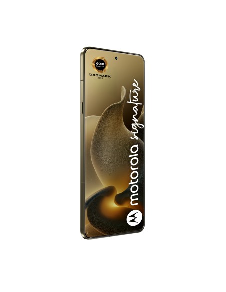 Motorola signature 17,2 cm (6.78") Doppia SIM Android 16.0 5G USB tipo-C 16 GB 512 GB 5200 mAh Oro PANTONE Martini Olive
