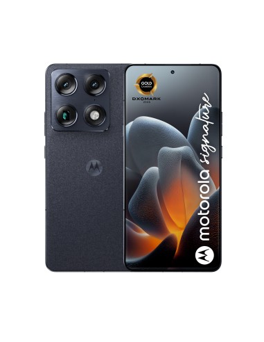 Motorola signature 17,2 cm (6.78") Doppia SIM Android 16.0 5G USB tipo-C 16 GB 512 GB 5200 mAh Blu scuro PANTONE Carbon