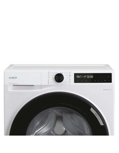 Candy ProWash 500, Lavatrice Carica Frontale 10 KG, 20% più efficente della classe A, 1400 giri, Bianco, Inverter, Vapore,